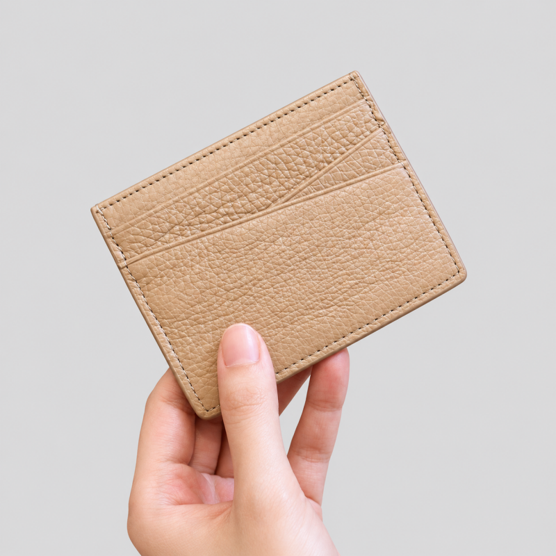Genuine Leather Slim Wallet Card Holder