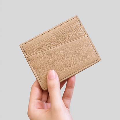 Genuine Leather Slim Wallet Card Holder