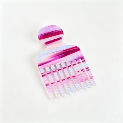 Acetate Wide Tooth Hair Pick Comb