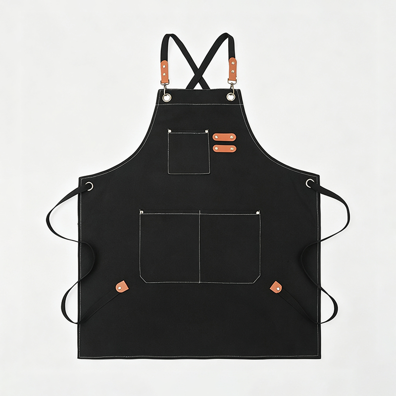 Cross‑Back Thick Canvas Apron