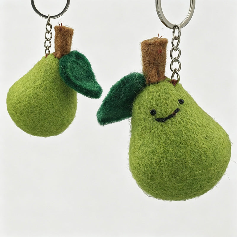 Crochet Fruit Keychain