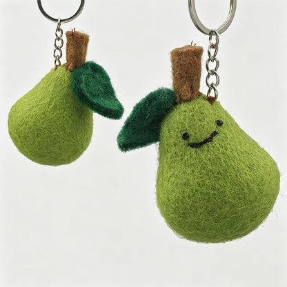 Crochet Fruit Keychain