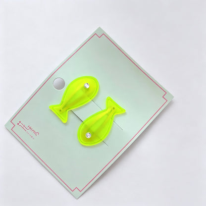 Fish Shape Dot BB Hair Clips