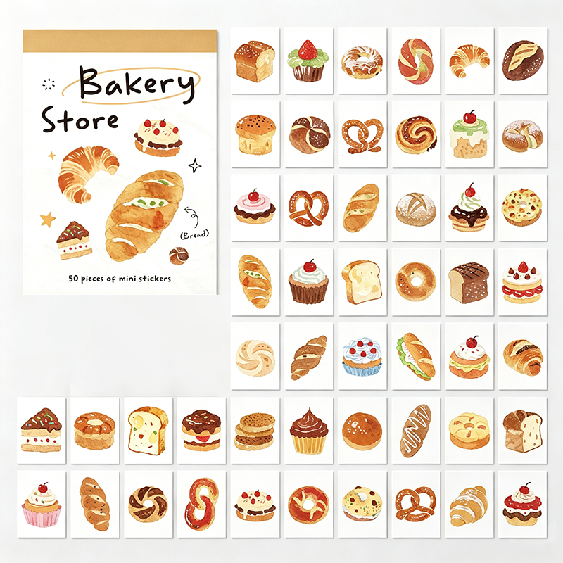 Drink Themed Paper Sticker Set