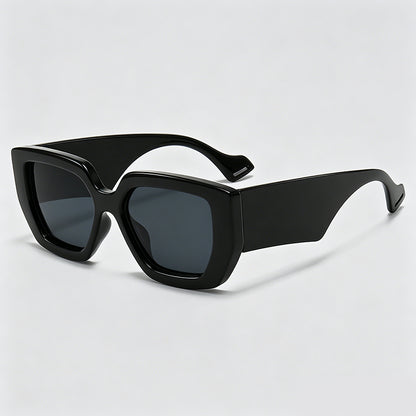 Wide Thick Temple Square Oversized Trend Fashion Sunglasses