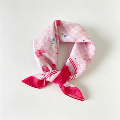 Print Floral Neck Head Bandana
