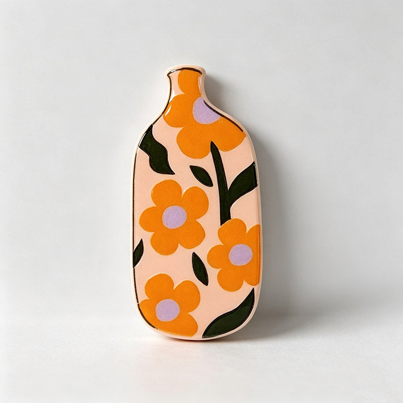 Blue White Vase Fridge Magnet