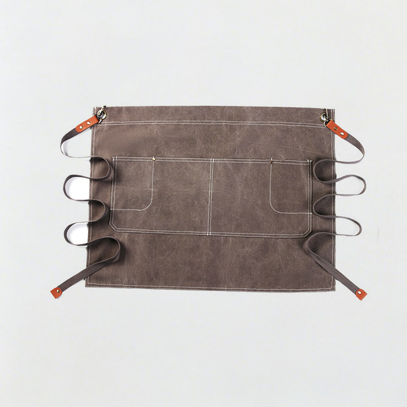 Canvas Four‑Pocket Waist Apron