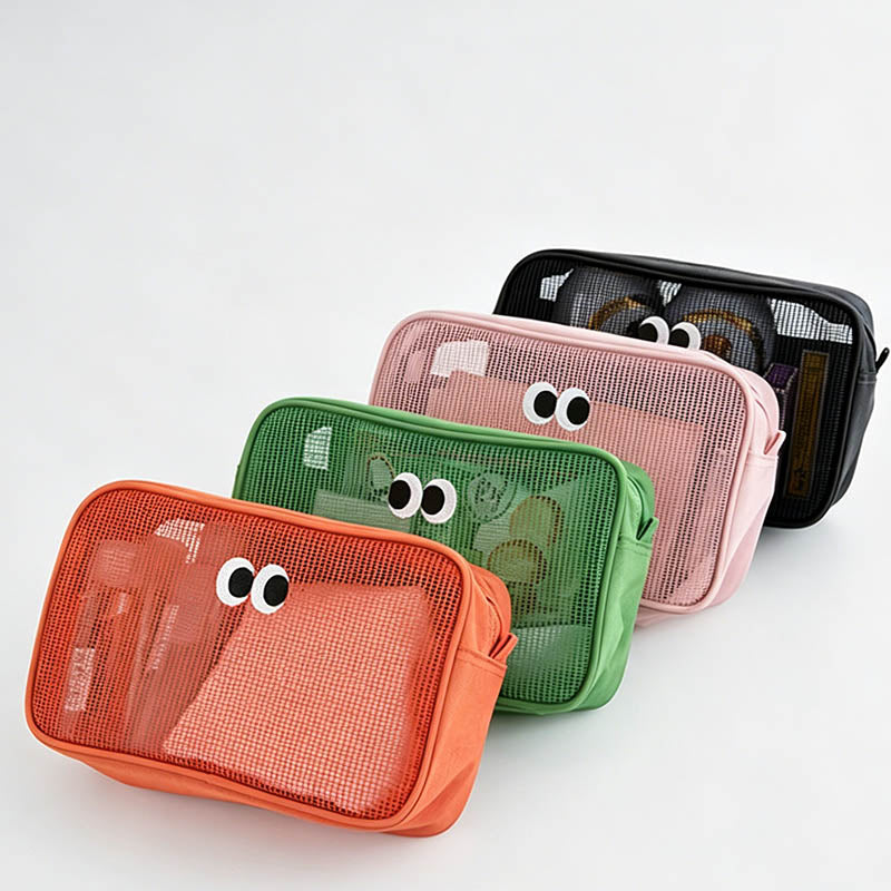 Mesh Makeup Bag Travel Toiletr - Shopdayla Wholesale - #0834