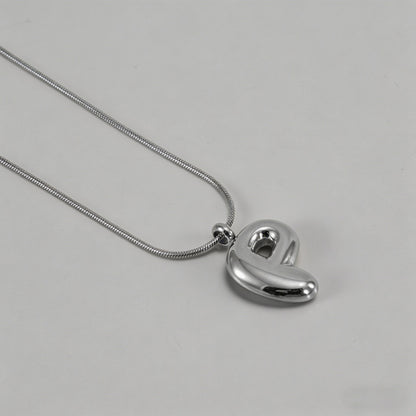 3D Bubble Letter Initial Neckl - Shopdayla Wholesale - #5282