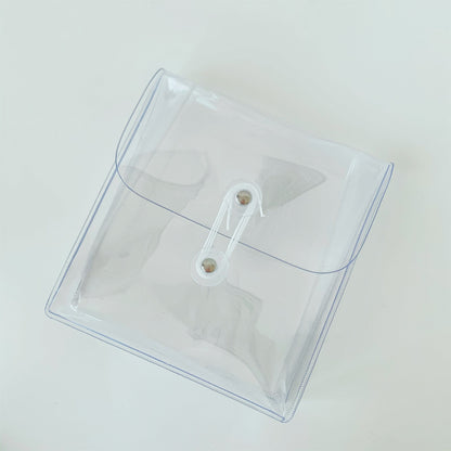 Clear Bear Print Storage Pouch Makeup Pencil Case