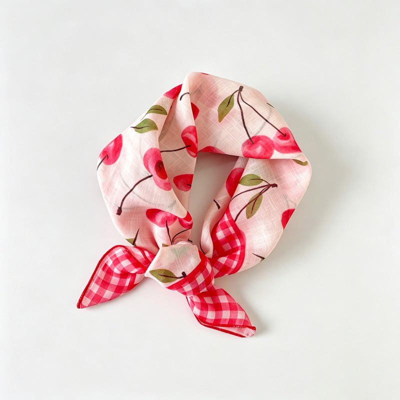 Print Floral Neck Head Bandana