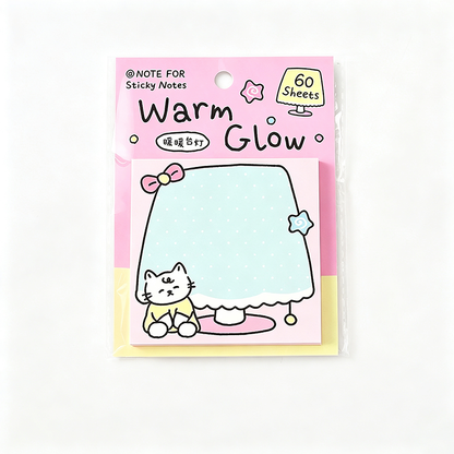 Puppy Print Self Adhesive Sticky Notes