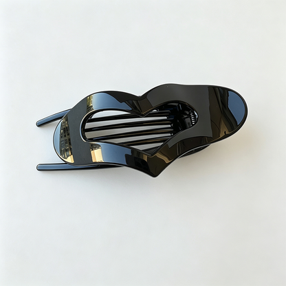 Heart Shape PC Hair Claw Clip