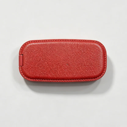 Synthetic Leather Phone Stand Mirror
