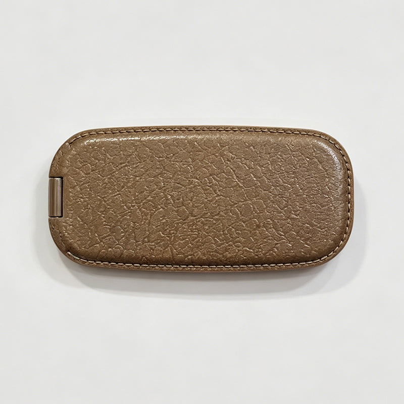 Synthetic Leather Phone Stand Mirror