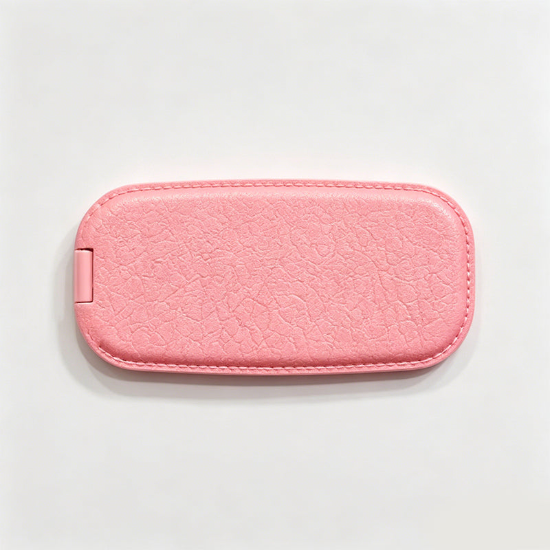 Synthetic Leather Phone Stand Mirror