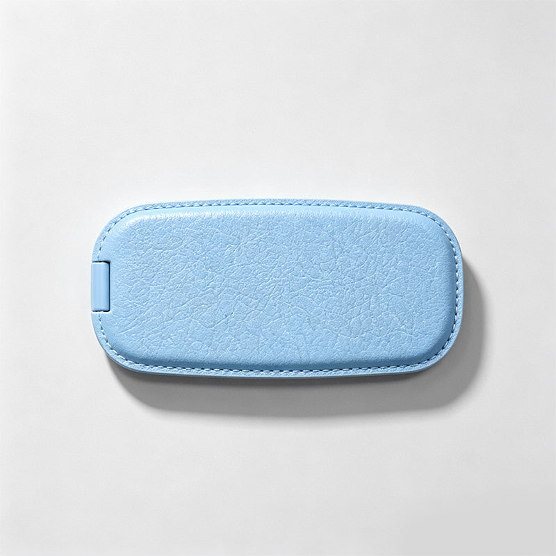 Synthetic Leather Phone Stand Mirror