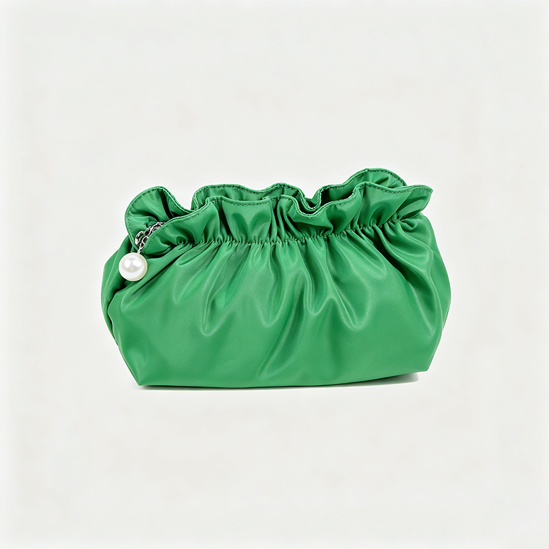 Solid Color Drawstring Cosmetic Pouch