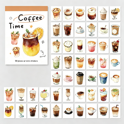 Drink Themed Paper Sticker Set