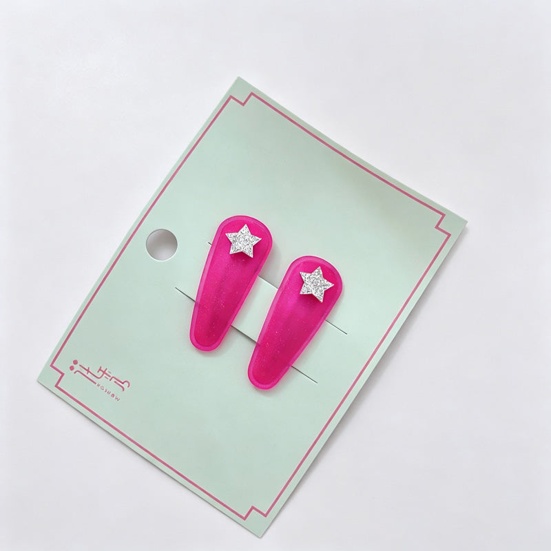 Fish Shape Dot BB Hair Clips