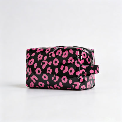 Leopard PVC Zipper Cosmetic Pouch