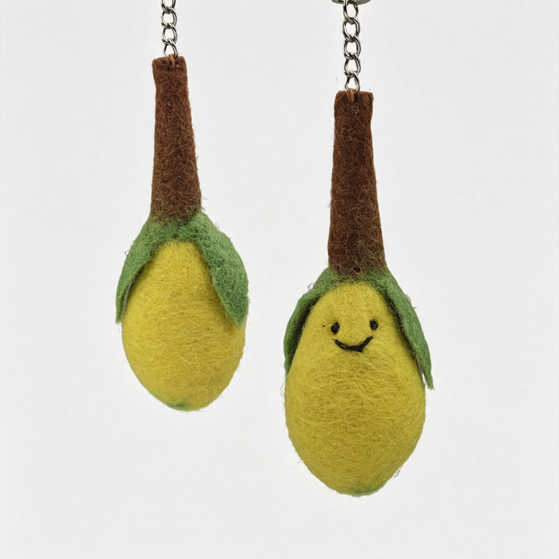 Crochet Fruit Keychain