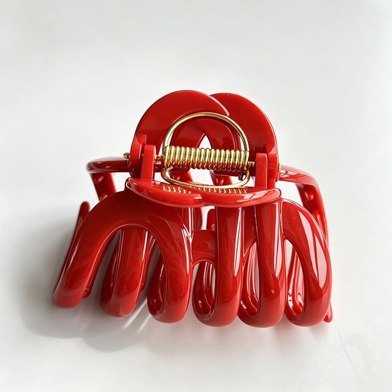 Solid Color Hair Claw Clip