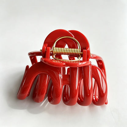 Solid Color Hair Claw Clip