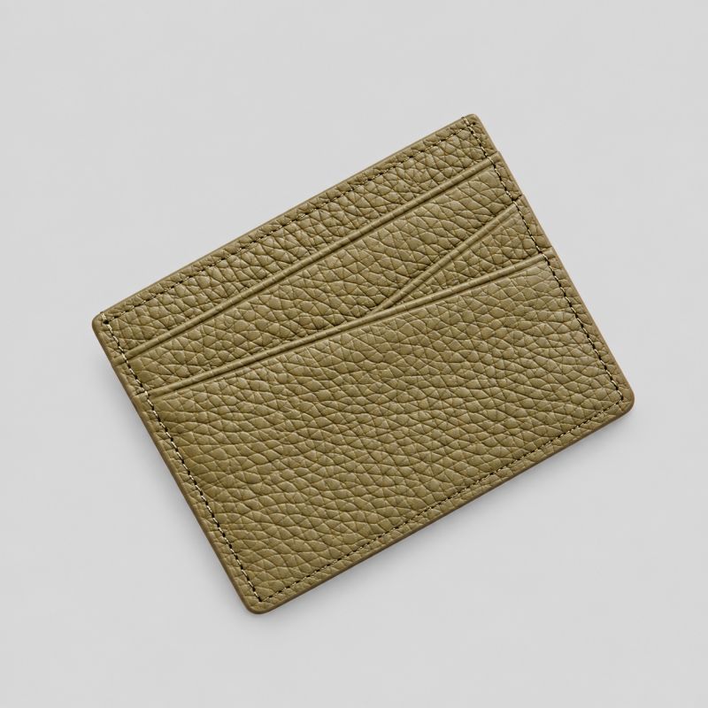Genuine Leather Slim Wallet Card Holder