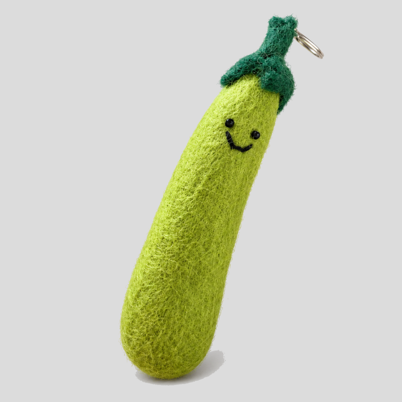 Vegetable Shape Smiling Face Keychains