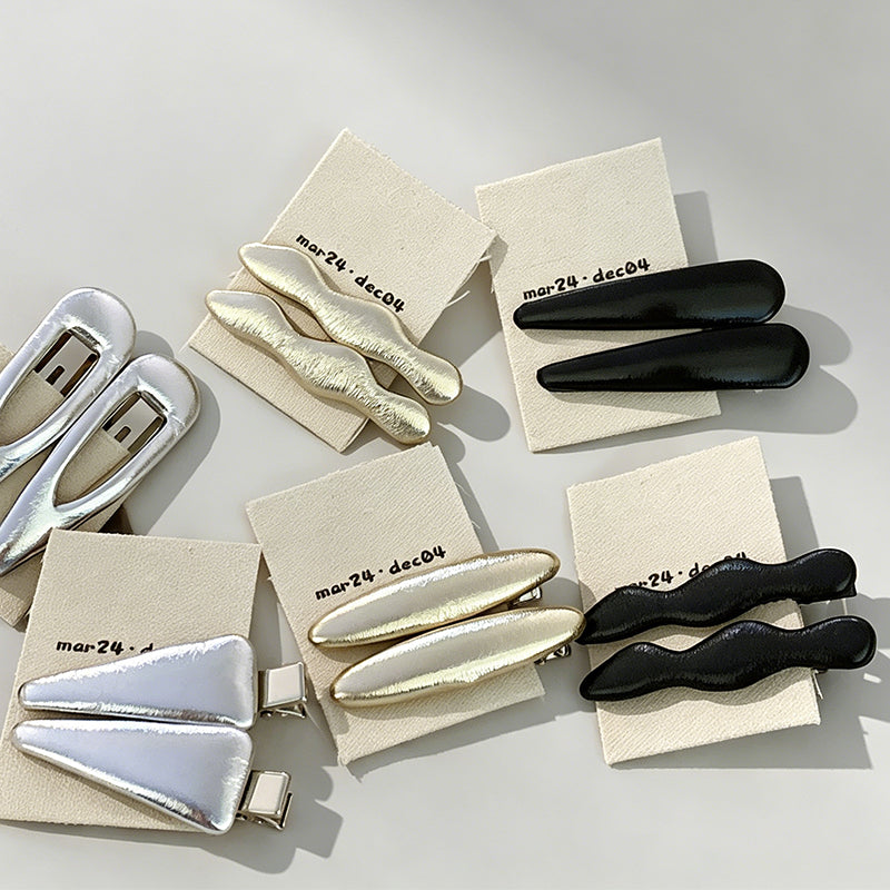 Modern Geometric Faux Leather - Shopdayla Wholesale - #2306