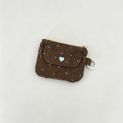Floral Print Wallet Card Holder
