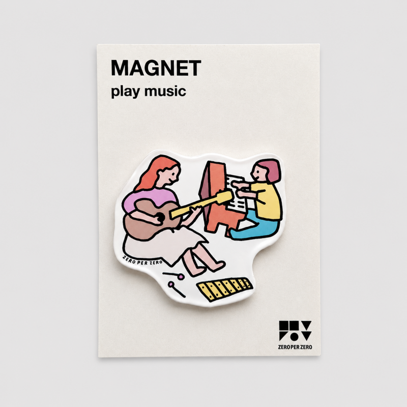 Family Print Acrylic Fridge Magnet