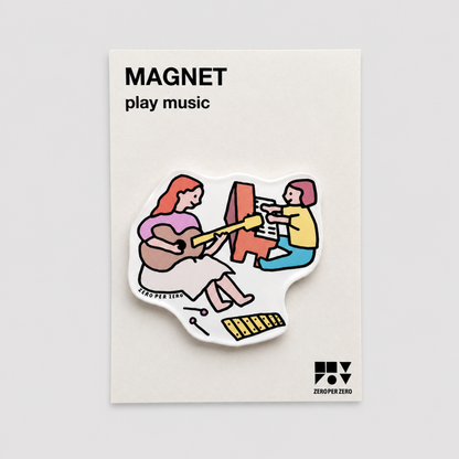 Family Print Acrylic Fridge Magnet