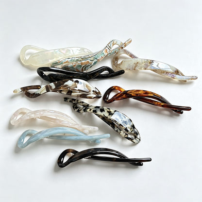 Acetate Twist Hair Banana Clip