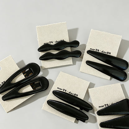 Geometric Faux Hair Clip