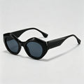 Irregular Polygon Tortoiseshell Frame Trendy Cat Eye Sunglasses