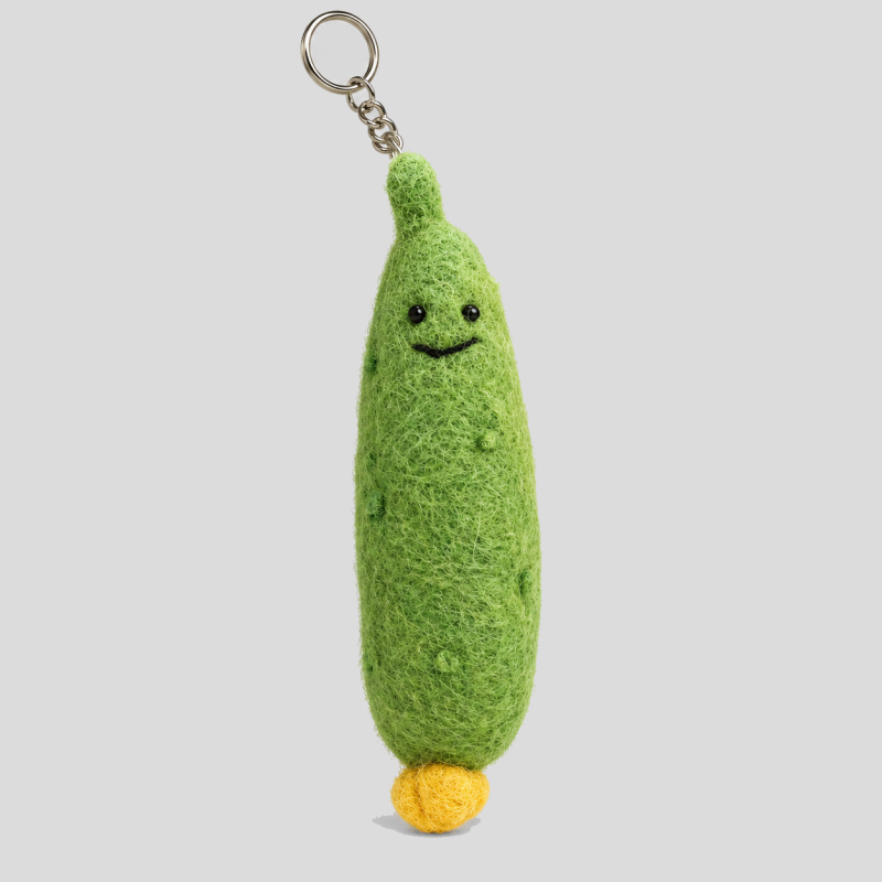 Vegetable Shape Smiling Face Keychains