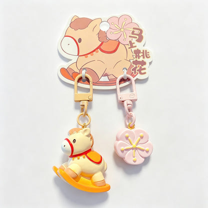 Magnetic 2‑Piece Cat Keychain Set