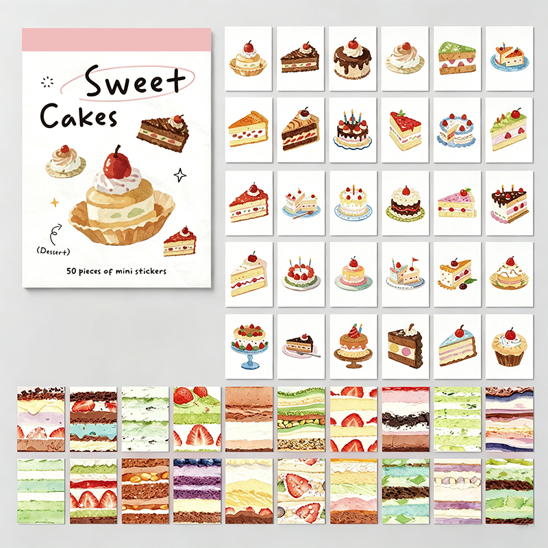 Drink Themed Paper Sticker Set