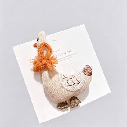 Woodland Dog Shape Hair Clip