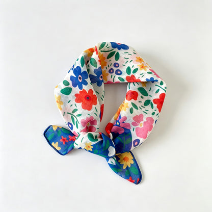 Print Floral Neck Head Bandana