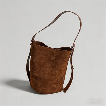 Vintage Suede Bucket Bag - Shopdayla Wholesale - #6946
