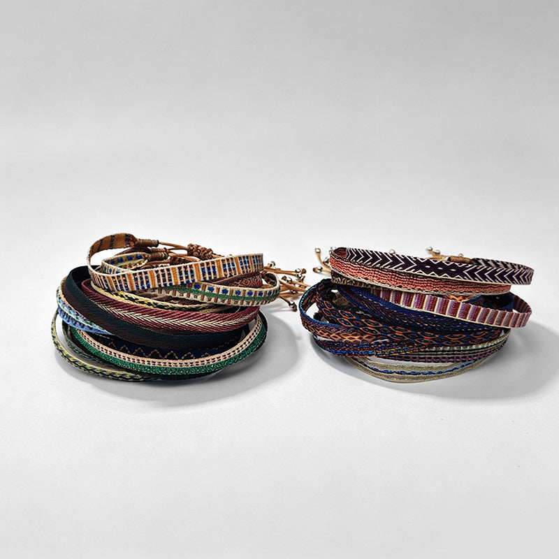 Ethnic Hand‑Woven Pattern Brac - Shopdayla Wholesale - #9442
