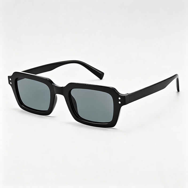 Retro Square Studded Sunglasse - Shopdayla Wholesale - #7346