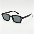Retro Square Studded Sunglasse - Shopdayla Wholesale - #7346