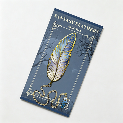 Metal Feather Bookmark