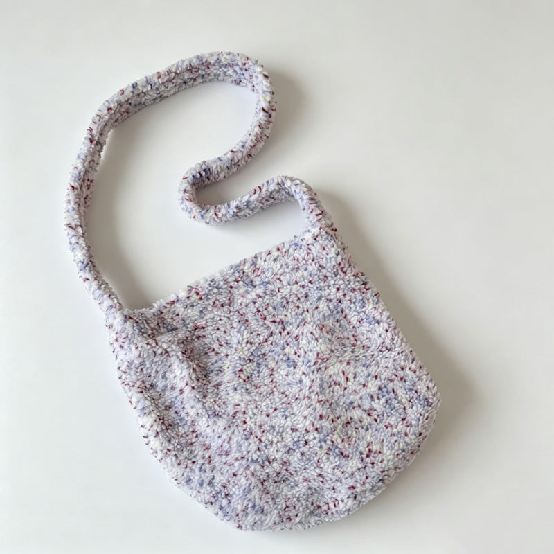 Plush Fleece Crossbody Shoulder Bag