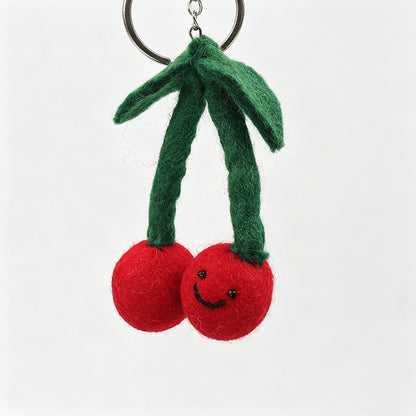 Crochet Fruit Keychain